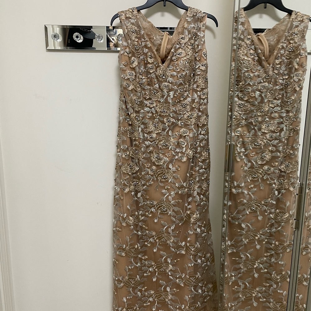 Mother of the bride  couture dress from Paris. Giovani is the designer.